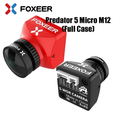 Foxeer Predator 5 Racing Mini Micro Nano กล้อง FPV Camera 1000tvl 4ms Latency Super WDR FPV Camera OSD กล้องติดโดรน