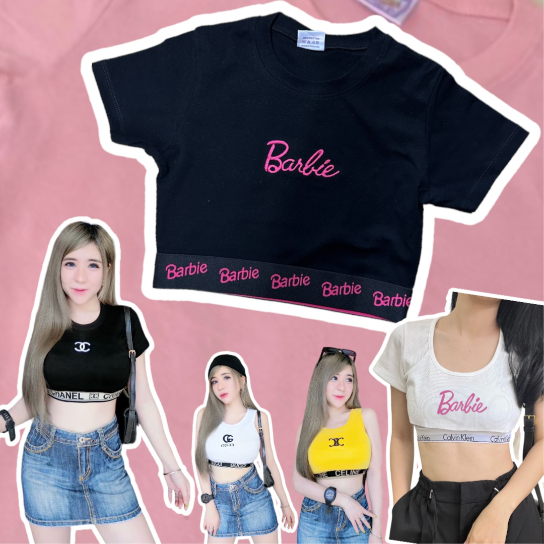 เสื้อสายเดี่ยว เสื้อครอปแฟชั่น สินค้าพร้อมส่ง