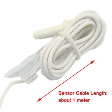 Digital Thermometer ST-1A(เทอร์โมมิเตอร์ดิจิติล สำหรับวัดอุณหภูมิในตู้ปลา ตู้แช่ อุณหภูมิห้อง อุณหภูมิน้ำ)