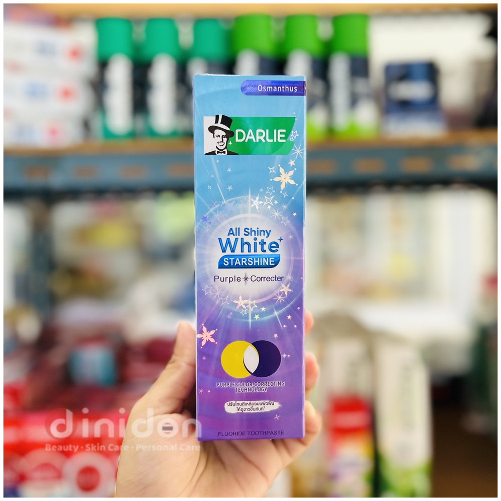 4891338050043 ดาร์ลี่ ออลล์ ชายนี่ ไวท์ สตาร์ชายน์ เพอร์เพิล คอร์เรกเตอร์ 100 กรัม