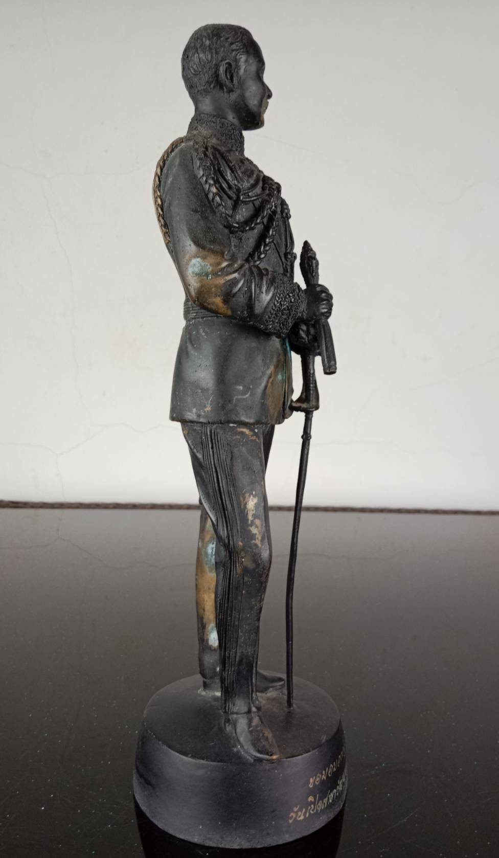 296.พระบรมรูปหล่อในหลวงรัชกาลที่5 พระบาทสมเด็จพระจุลจอมเกล้าเจ้าอยู่หัวทรงประทับยืน