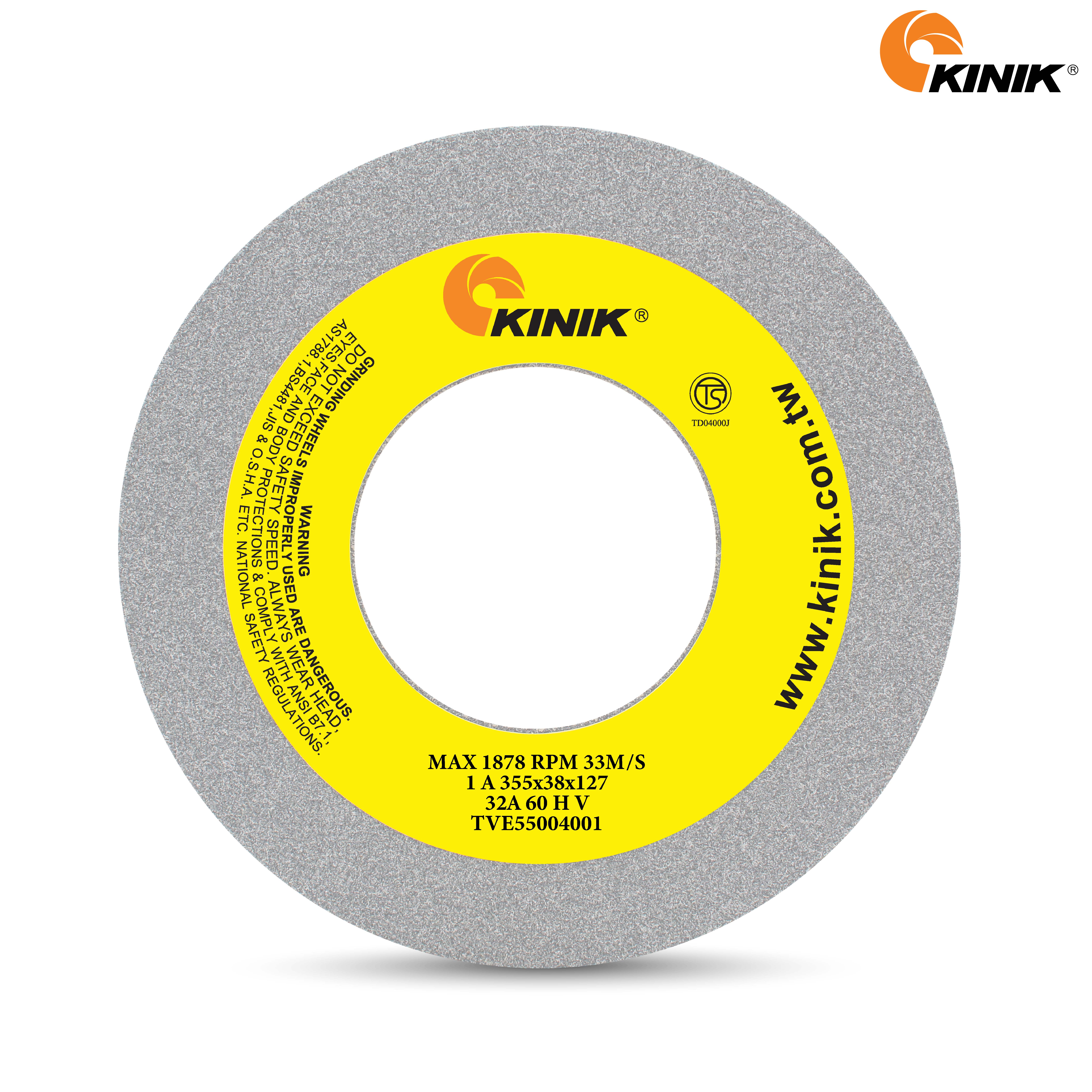 หินเจียร KINIK 32A60HV1A 355x38x127 mm.