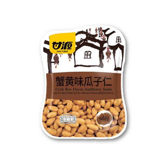 6940188813594 กัมหยวน เมล็ดทานตะวันรสไข่ปู 75ก.