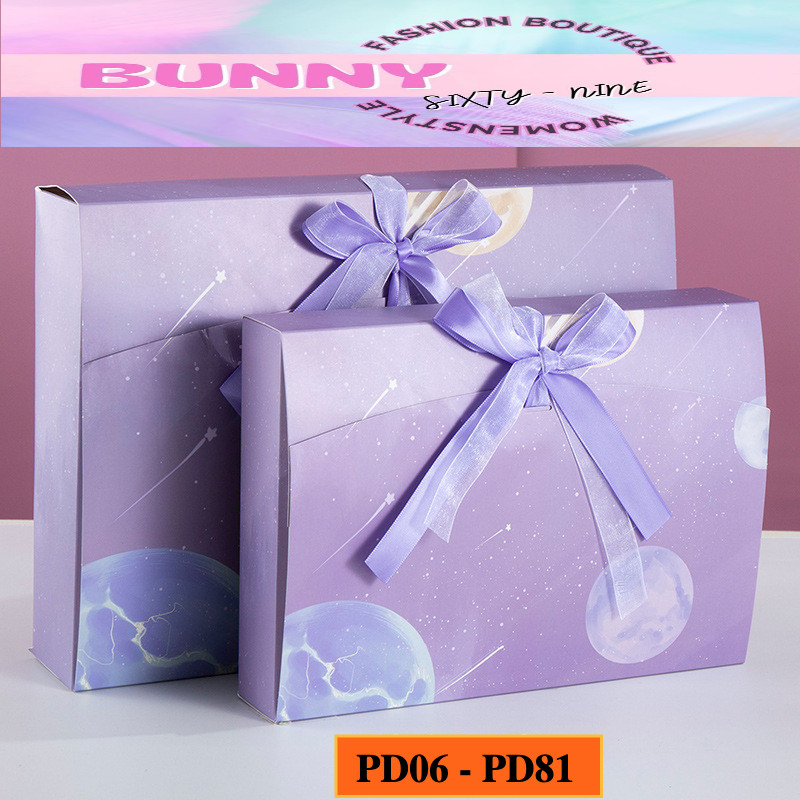 กล่องของขวัญสำเร็จรูป พร้อมริบบิ้นโบว์ ขนาด 13.5 นิ้ว