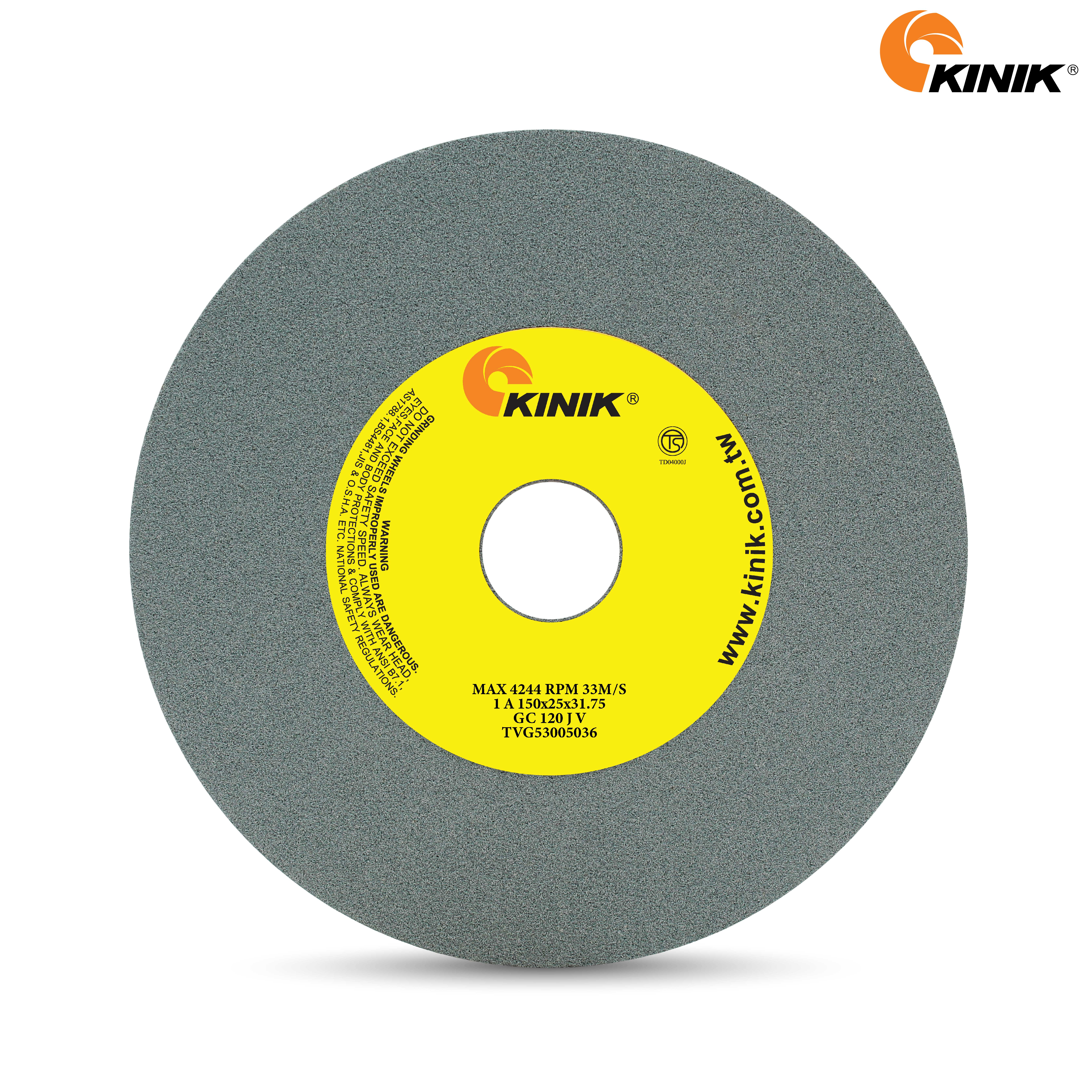 หินเจียร KINIK GC120JV1A 150x25x31.75 mm.