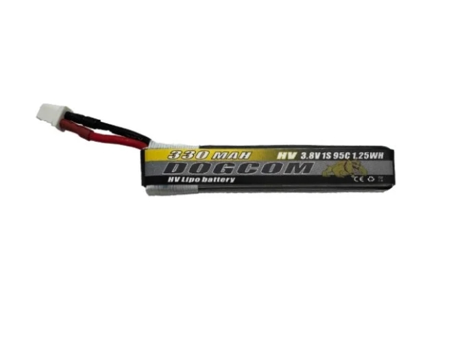 แบตเตอรี่ 1S Dogcom 320-550mah C สูง ไฟแรง สำหรับโดรนจิ๋ว
