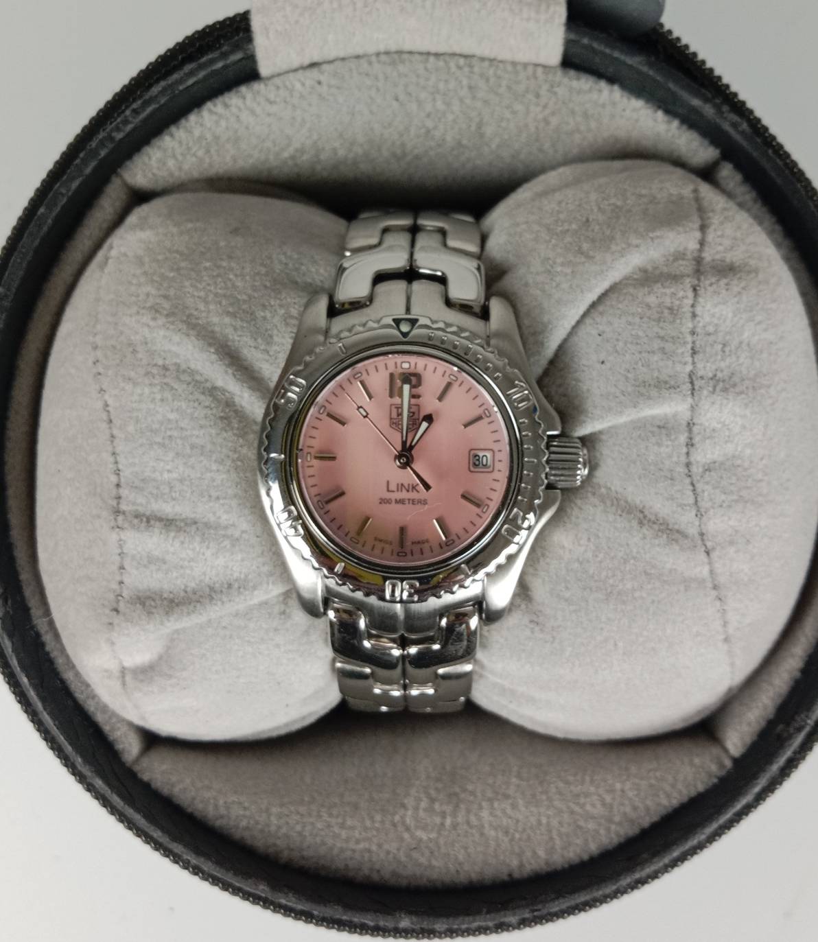 24.TAG Heuer Link Mother of Pearl Link Watch WT141M BA0560 พร้อมกล่องแท้+คู่มือ ใบรับประกัน