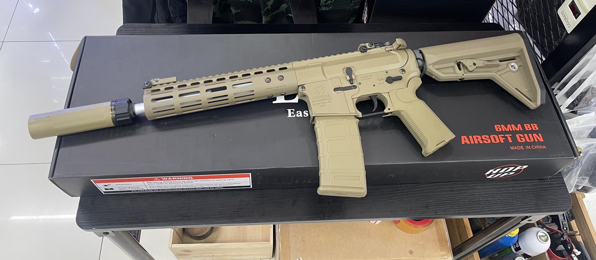 E&C 867 DEVGRU NOVESKE N4 with DA Silencer สีทราย