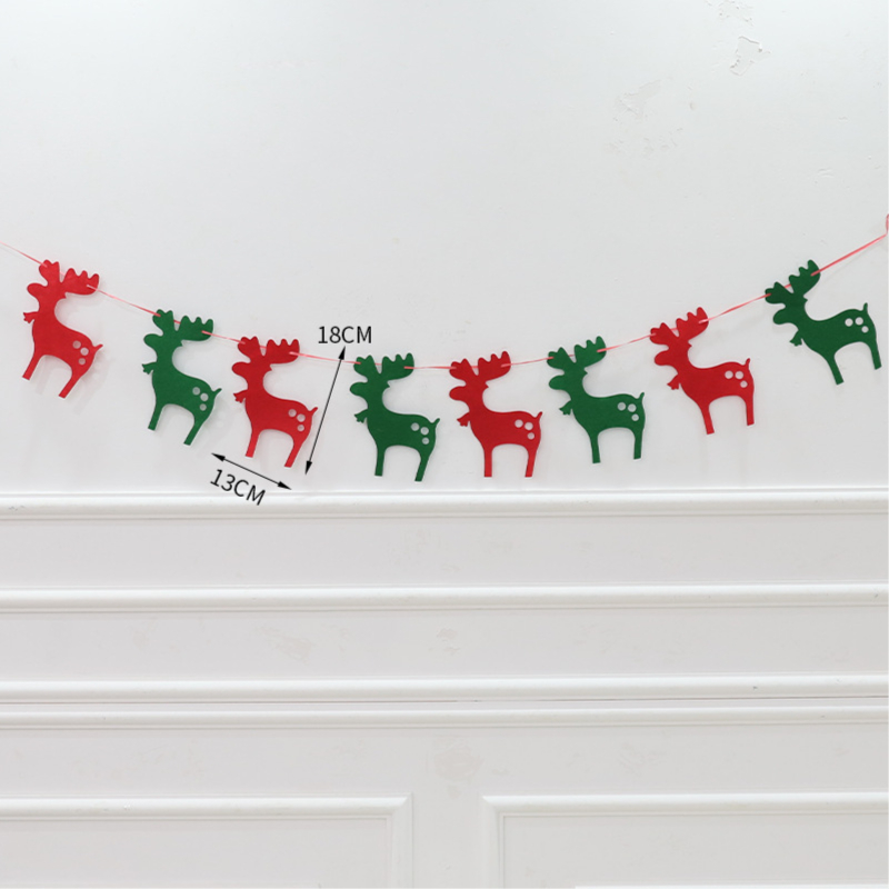 ป้ายเเขวน ธงฉาก คริสต์มาส ตกแต่ง วันคริสต์มาส