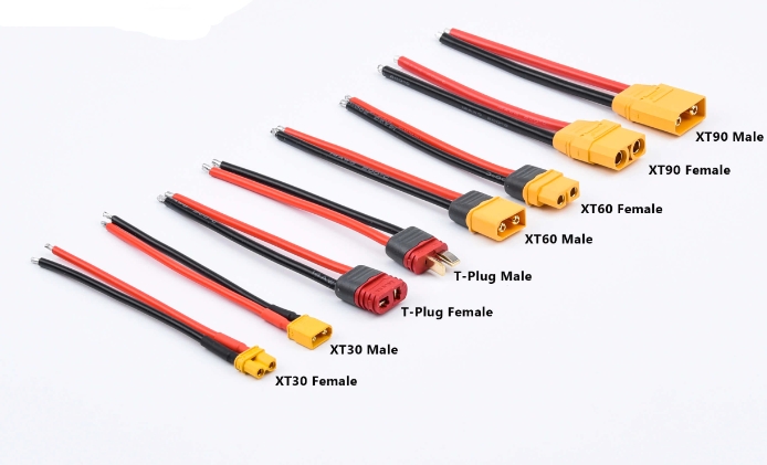 ปลั๊กพร้อมสาย XT30 XT60 XT90 T-Plug ยาวประมาณ 10cm