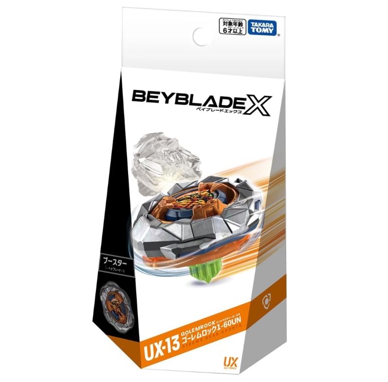 TAKARA TOMY UX-13 Golem Rock 1-60UN Booster ของแท้ สายป้องกัน ถึกๆ