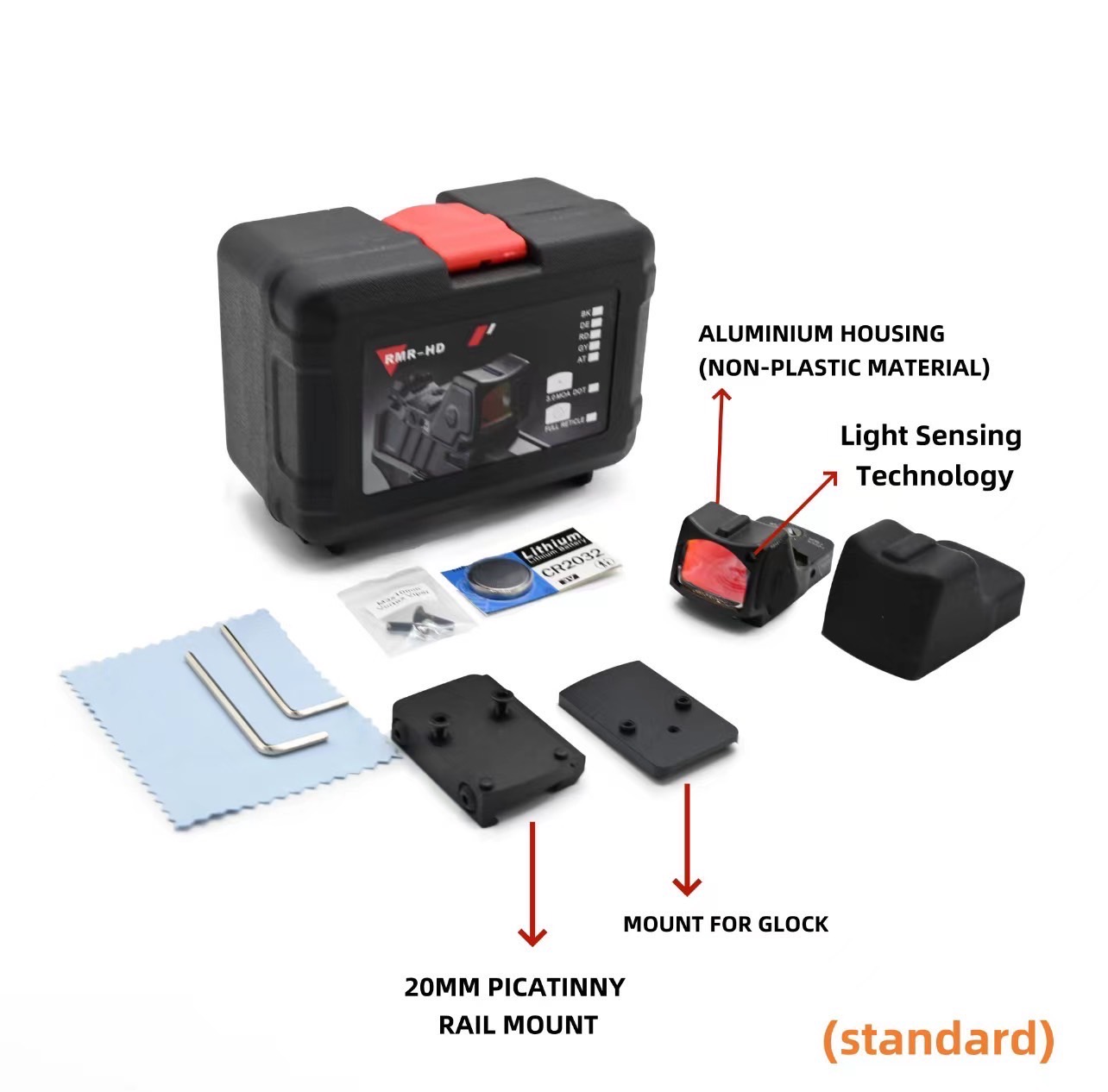 RED DOT RMR - HD มี เมาส์ติด Glock