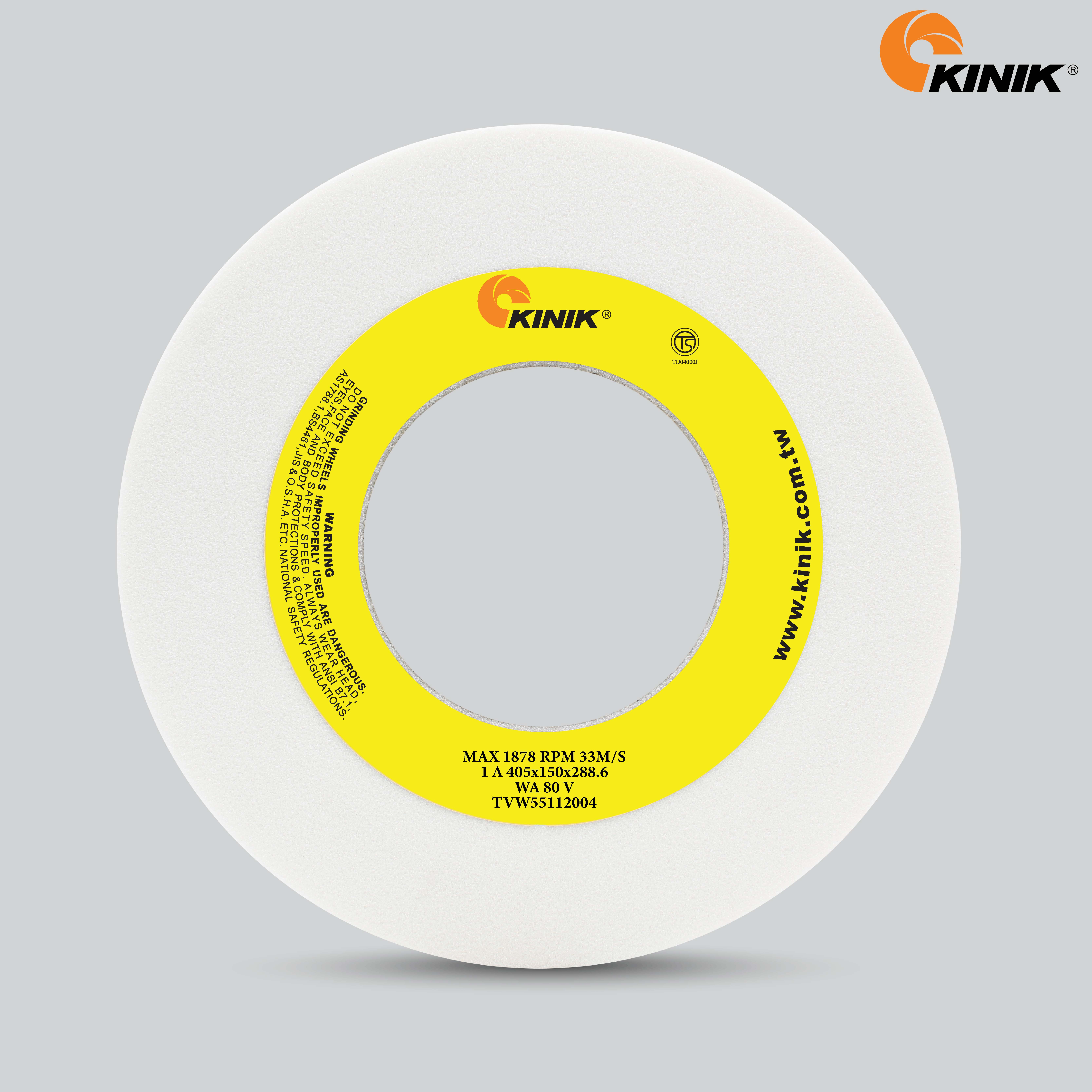 หินเจียร KINIK WA80V1A 405x150x228.6 mm.