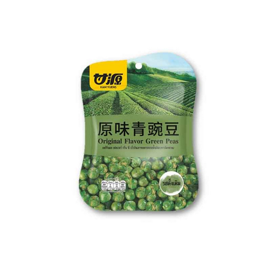 6940188813617 กัมหยวน ถั่วลันเตารสดั้งเดิม 75ก.