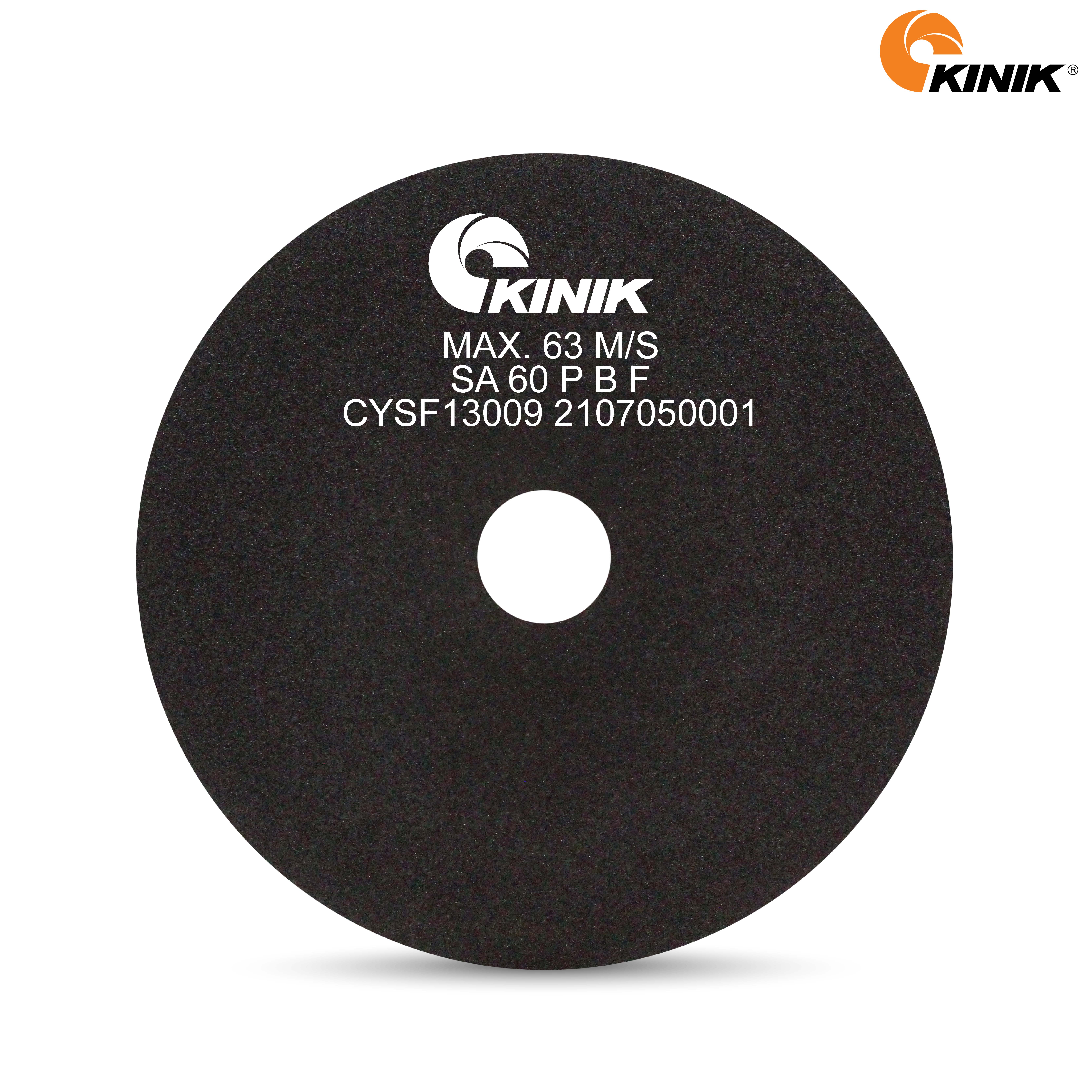 แผ่นตัดบาง KINIK SA60PBF2 205x1.2x31.75 mm.