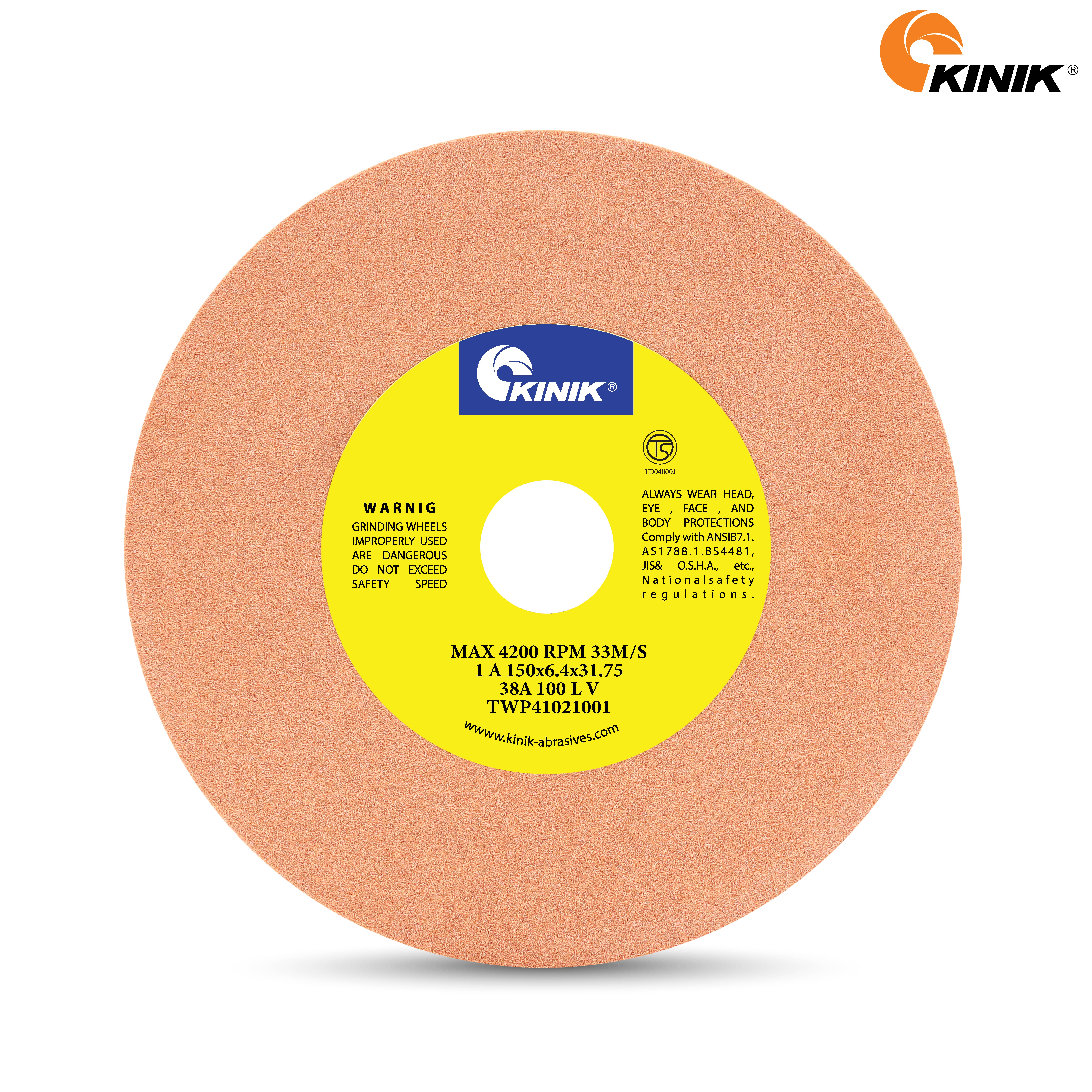 หินเจียร KINIK 38A100LV1A 150x6.4x31.75 mm.