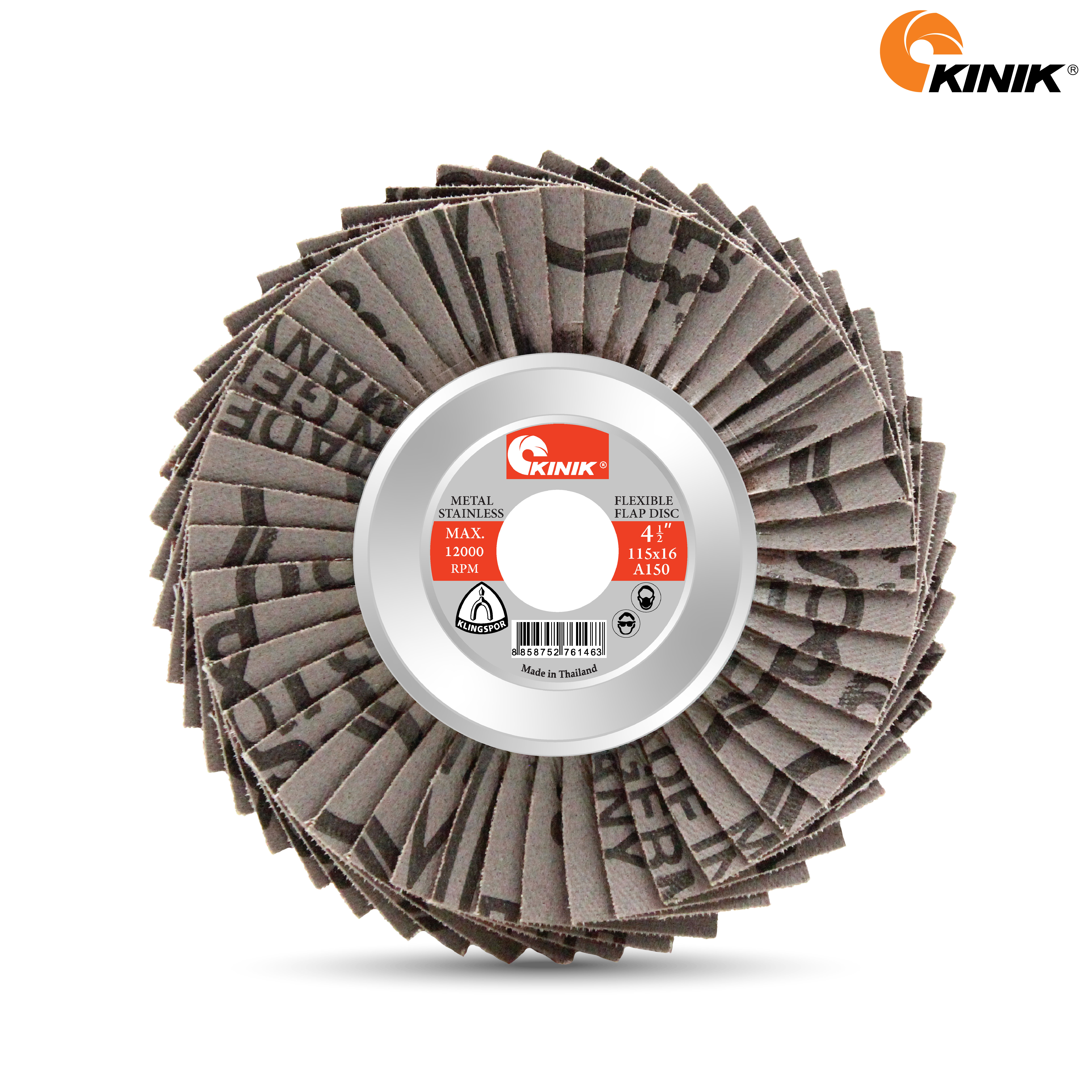 จานทรายหลังอ่อน(310) KINIK A150 115x16 mm.