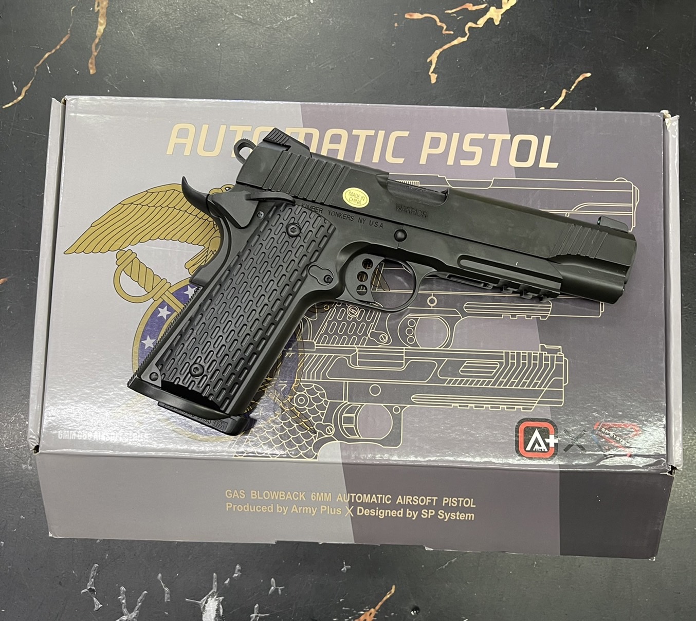 Kimber 1911 T8 SP System GBB - Army