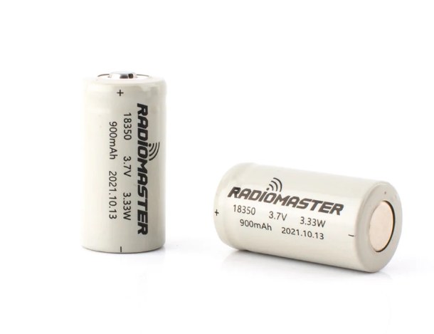 Radiomaster 900mah 3.7v Li-ion 18350 Cells for Zorro Radio Controller (2pcs)