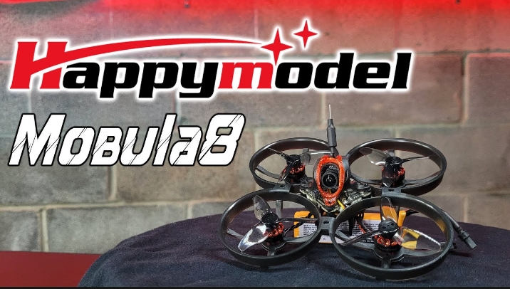 Happymodel Mobula8 1-2S 85mm Micro FPV whoop drone โดรนใบพัด 2นิ้ว กล้อง Analog : FRSKY ELRS FLYSKY
