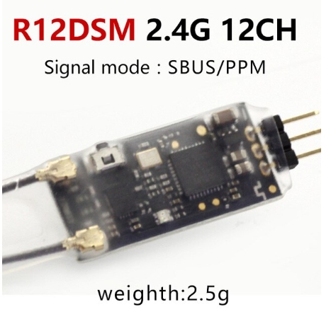 Radiolink R12DSM R6DSM R6DS R9DS R12DS Receiver PRM-01 Volt Sensor รีซีฟสำหรับรีโมท AT9 AT10