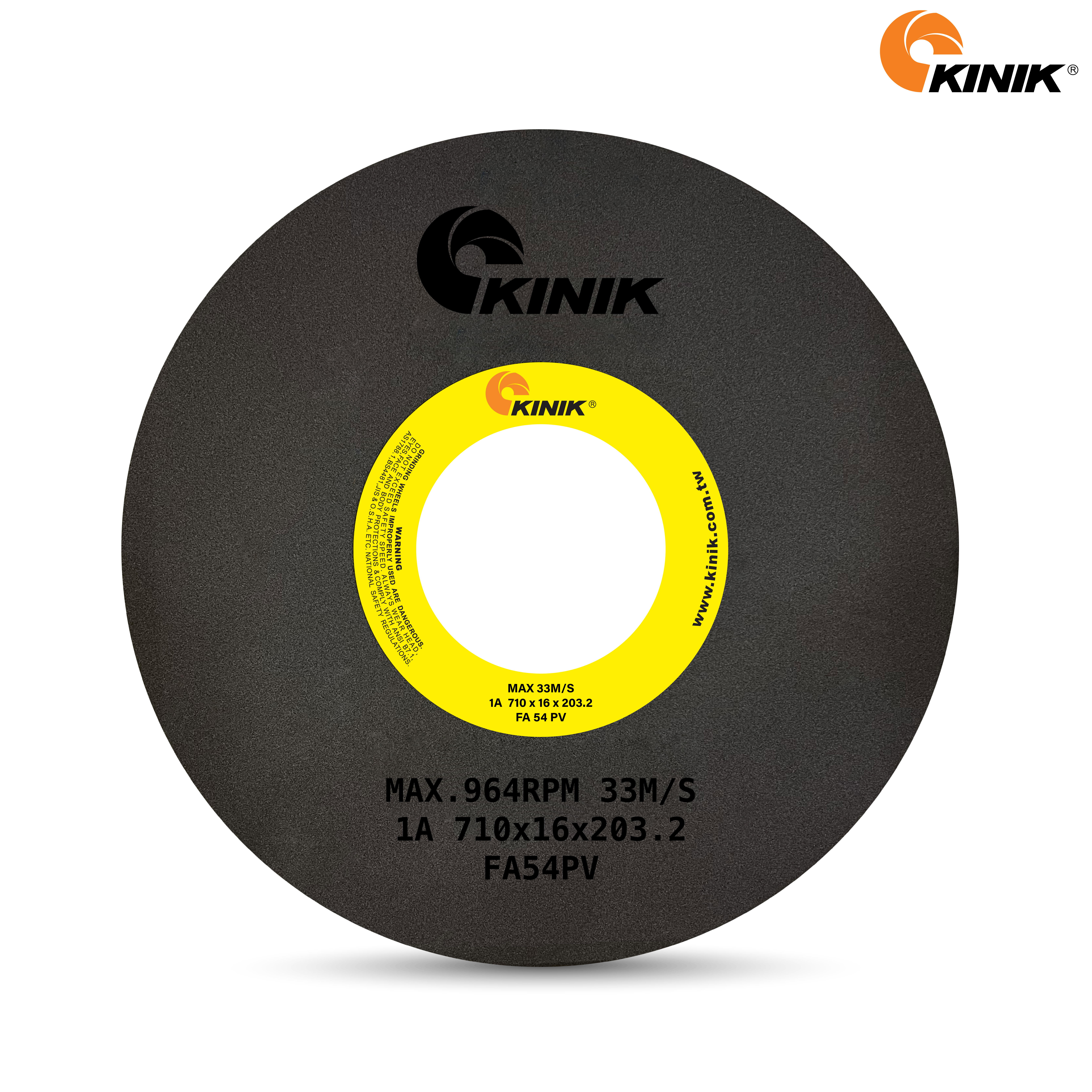 หินเจียร KINIK FA54PV1A 710x16x203.2 mm.