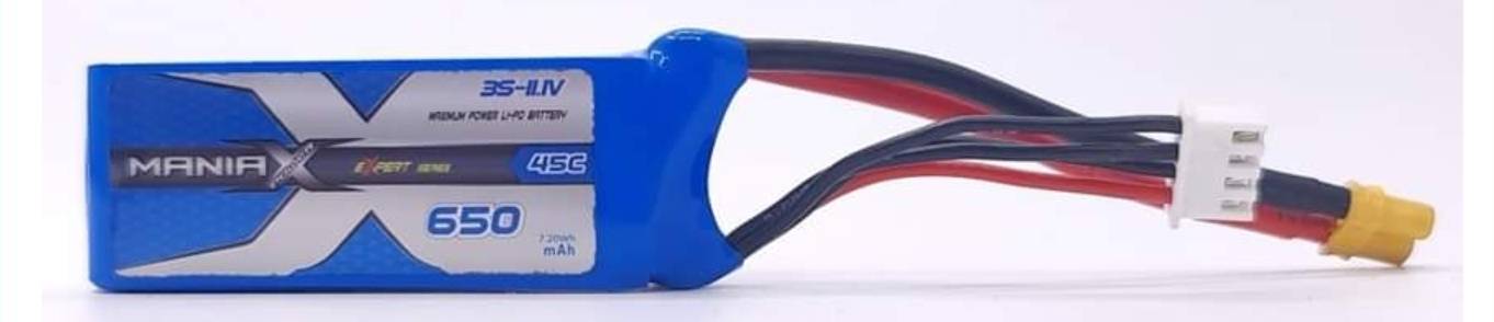 ManiaX 3S 11.1V 650mAh 45C XT30 & JST (for M2 / S2 / LOGO 200)