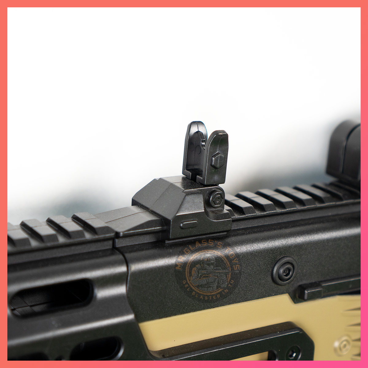 (65)Kriss vector สีน้ำตาล-ดำ มีปลายกระบอกไฟพร้อมหมอกน้ำ ยิงรัว ชักยิง