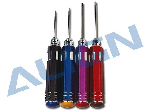 ไขควงหกเหลี่ยม Align HZ024 Hexagon Screw Driver 1ชุด 4ด้าม 4เบอร์ 1.5mm 2.0mm 2.5mm 3.0mm
