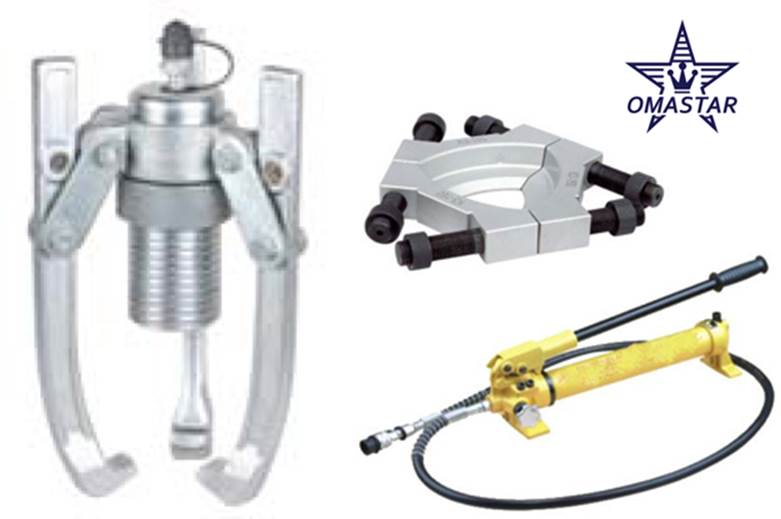 OMASTAR HYDRAULIC PULLER HHL3-20F เครื่องถอดลูกปืน เฟือง ขนาด 20 ตัน รวมปั้ม และ จานดูดแบริ่ง 3 ขา