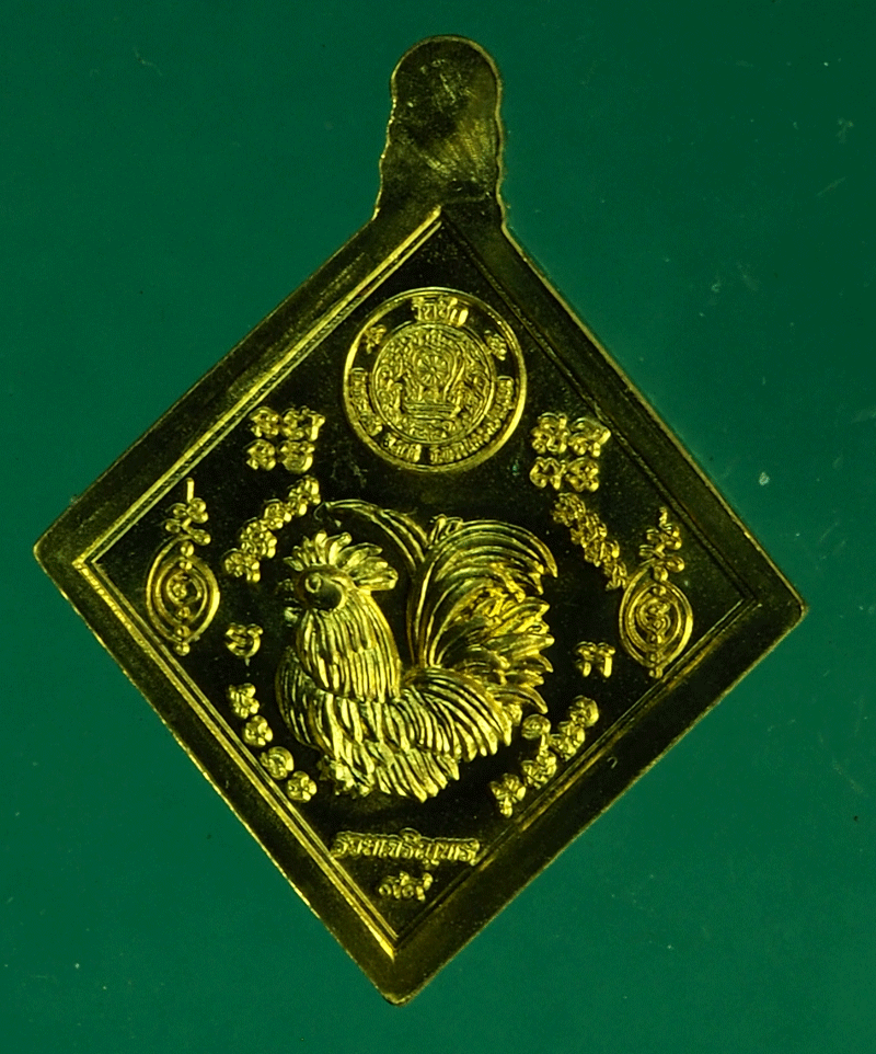 B2571 เหรียญหลวงพ่อรวย วัดตะโก อยุธยา กระหลั่ยทอง 50