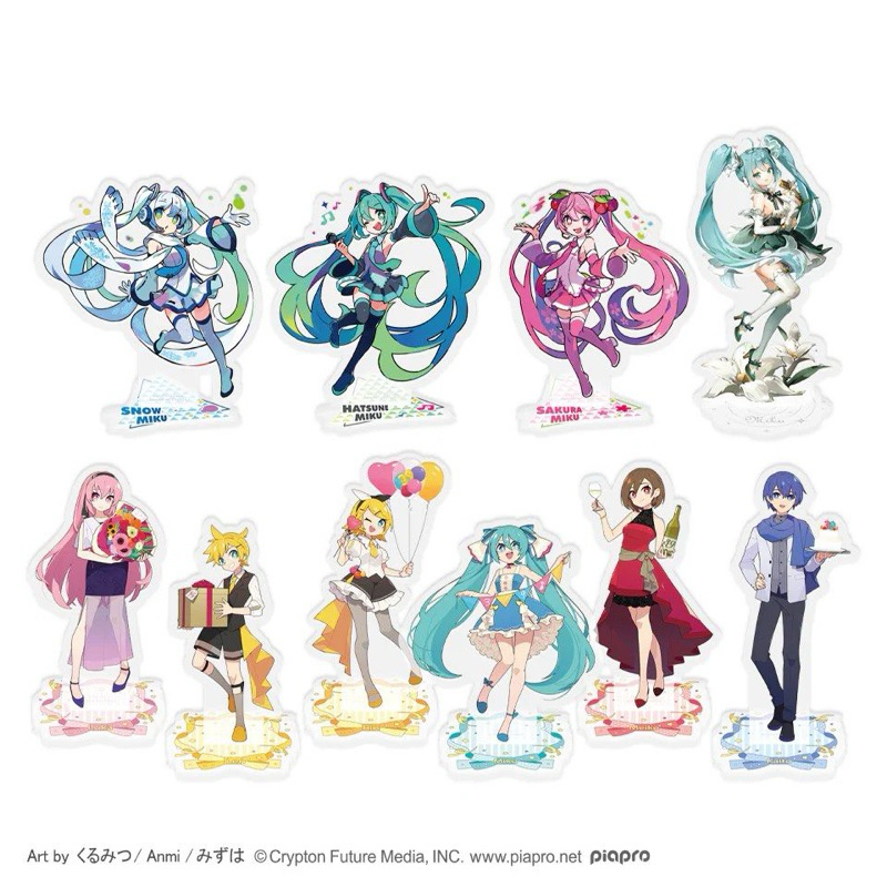 สแตนอะคริลิค มิกุ&ริน&ไมโกะ[Hatsune Miku 39th Day Commemorative D Prize -Acrylic Stand- Miku&Rin&Meiko]