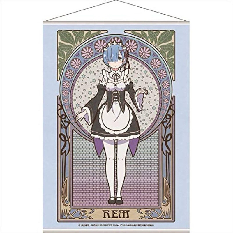 ผ้าแขวน เรม -รีซีโร่[Re:Zero Starting Life In Another World Art Nouveau Series B2 -Tapestry- Rem]