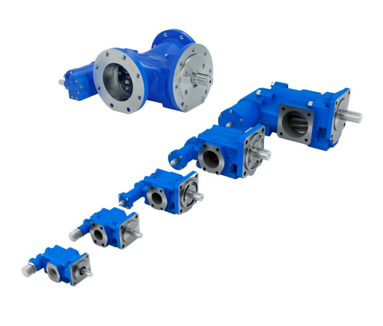 Rickmeier R66/200 PU R25/2.5 to R105/2600 Gear pumps and pump units