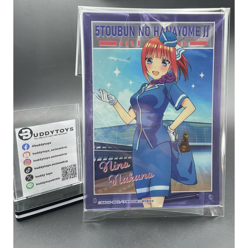 สแตนอะคริลิค นิโนะ -เจ้าสาวผมเป็นแฝดห้า[The Quintessential Quintuplets -Acrylic Stand- Five Airline(Nino)]