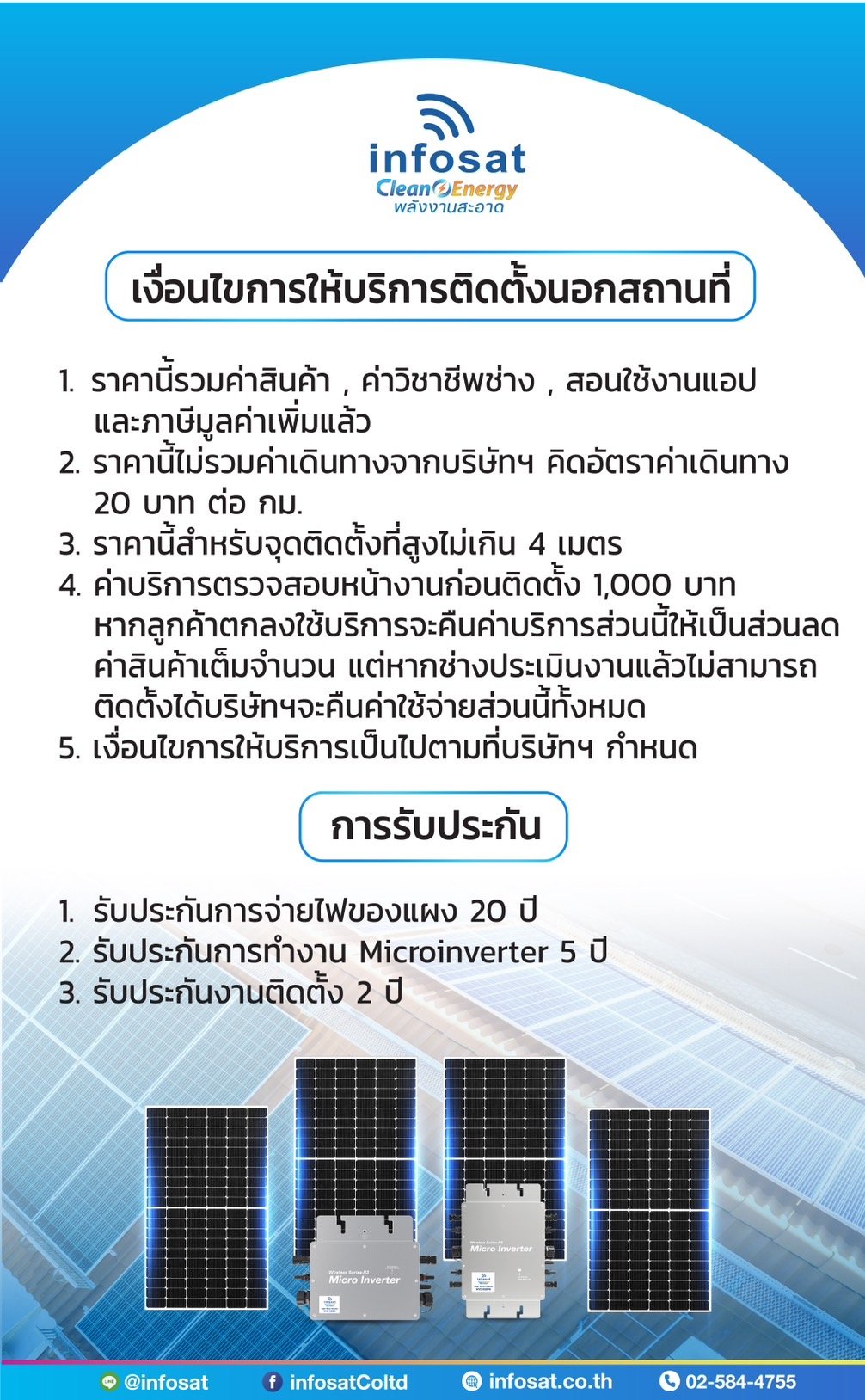 เซ็ตแนะนำ ชุด On-Grid 600W Poly340-HC