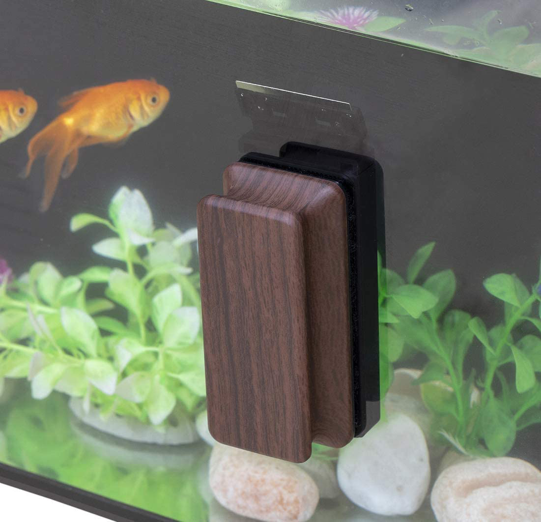 BOSS Super Magnetic Brush (แปรงขัดตู้แม่เหล็กแรงดูดสูง พร้อมใบขูดตะไคร่ สำหรับตู้ปลาที่กระจกหนา)