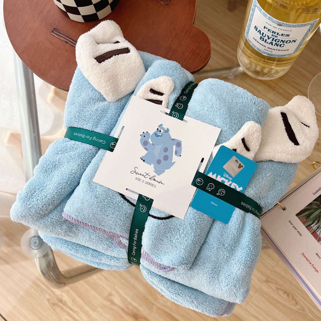 เซทผ้าเช็ดตัว ลายการ์ตูนน่ารัก ผ้านุ่มพิเศษ