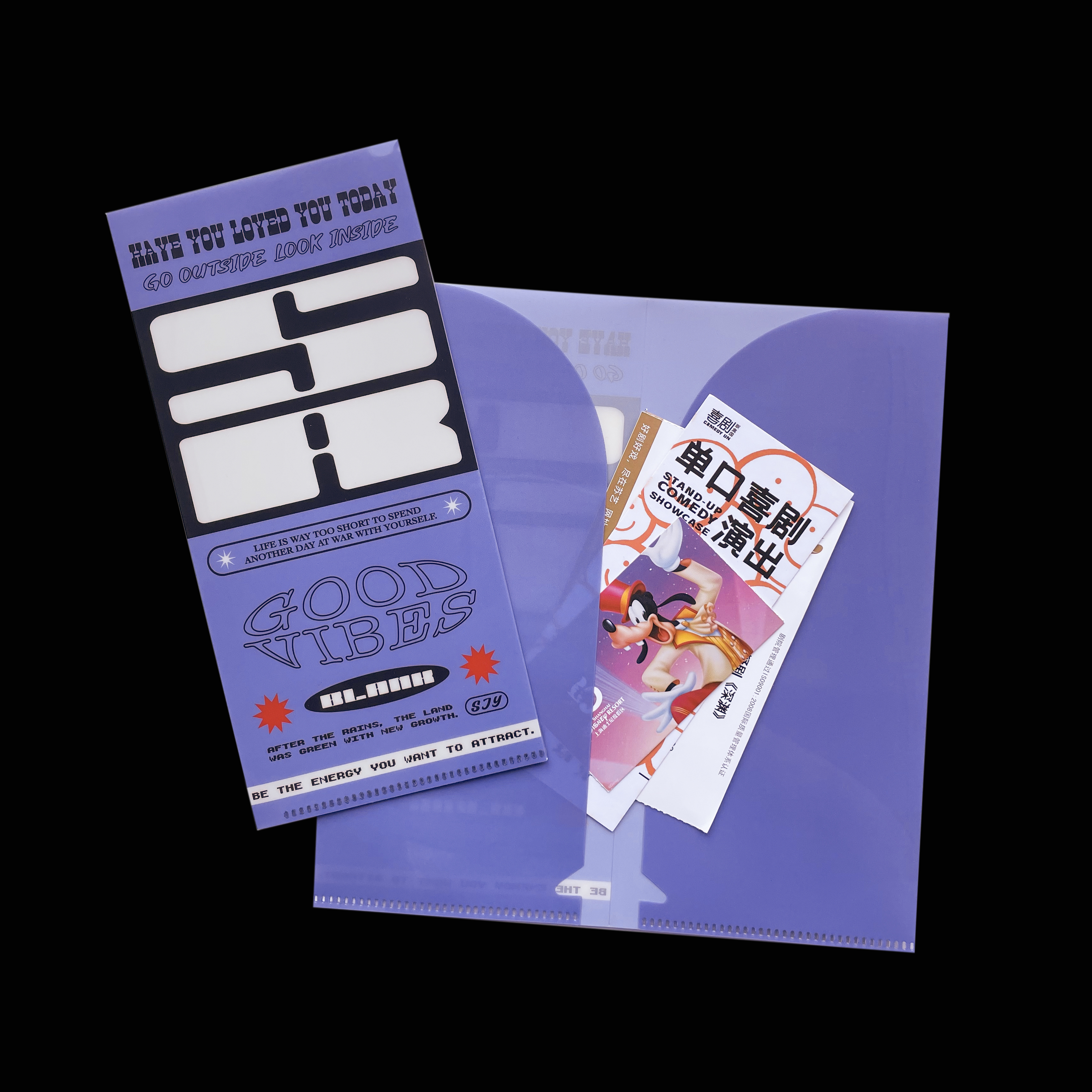 Good Vibes - Ticket Folder