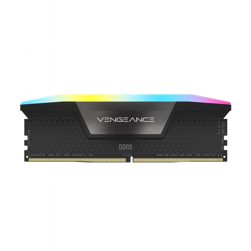 CORSAIR VENGEANCE RGB 32GB (16x2) DDR5 5600MHz BLACK (CMH32GX5M2B5600C40K)