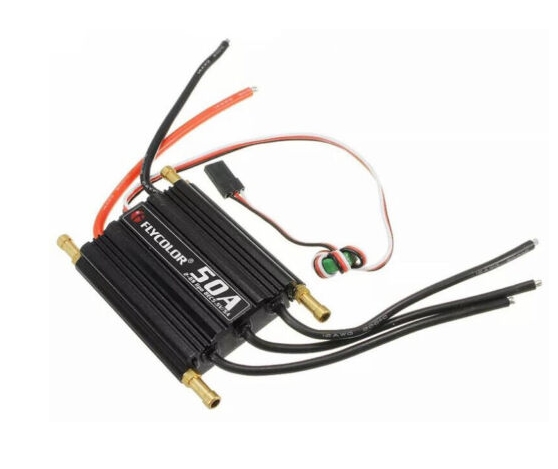 Flycolor 50A 70A 90A 120A 150A Boat ESC สปีดสำหรับเรือไฟฟ้า กันน้ำ พร้อมซิื้งน้ำระบายความร้อน