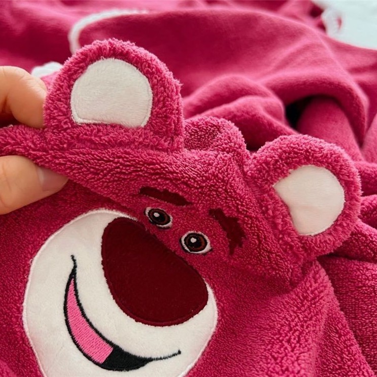 หมวกคลุมผม ผ้าเช็ดหน้า Lotso ของขวัญน่ารัก โซคิ้วส์สุดๆ