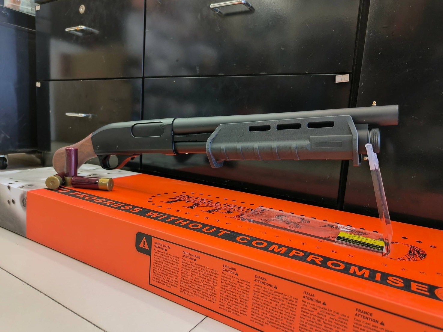 ลูกซอง M870 Pirate TAC ไม้แท้ ระบบแก๊ส - Golden Eagle 8887RW