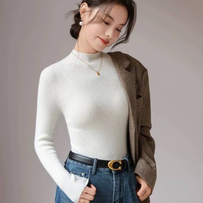 เสื้อคอเต่า ไหมพรมผ้านุ่มนิ่ม รหัส A412