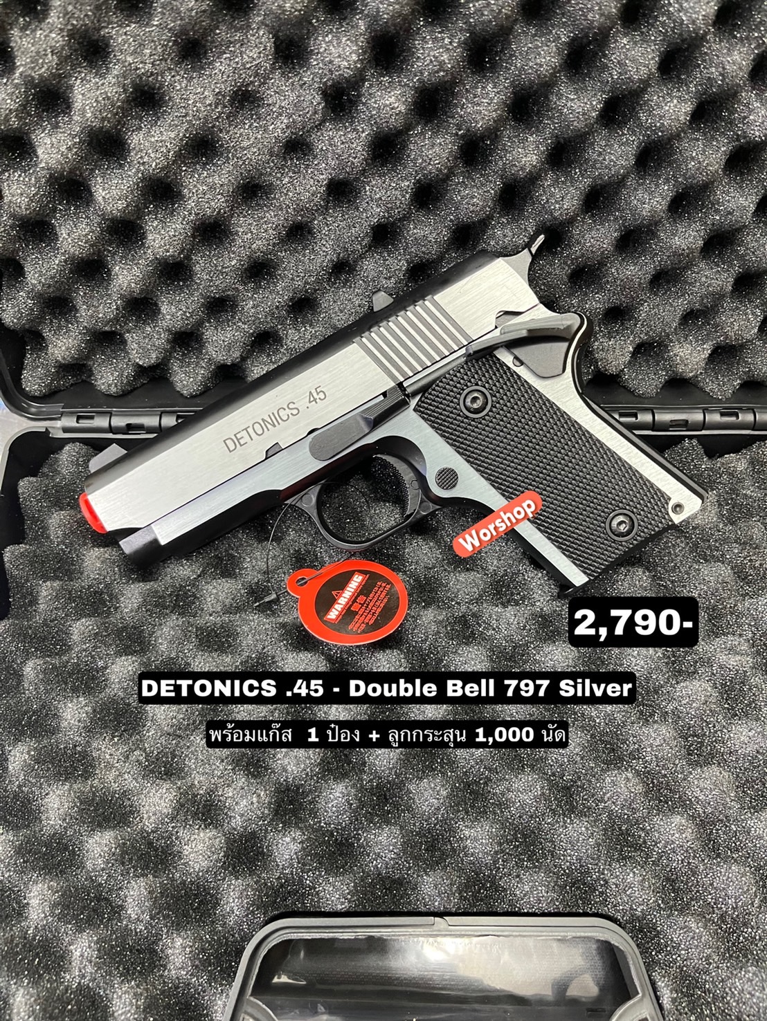 DETONICS .45 - Double Bell 797 Silver