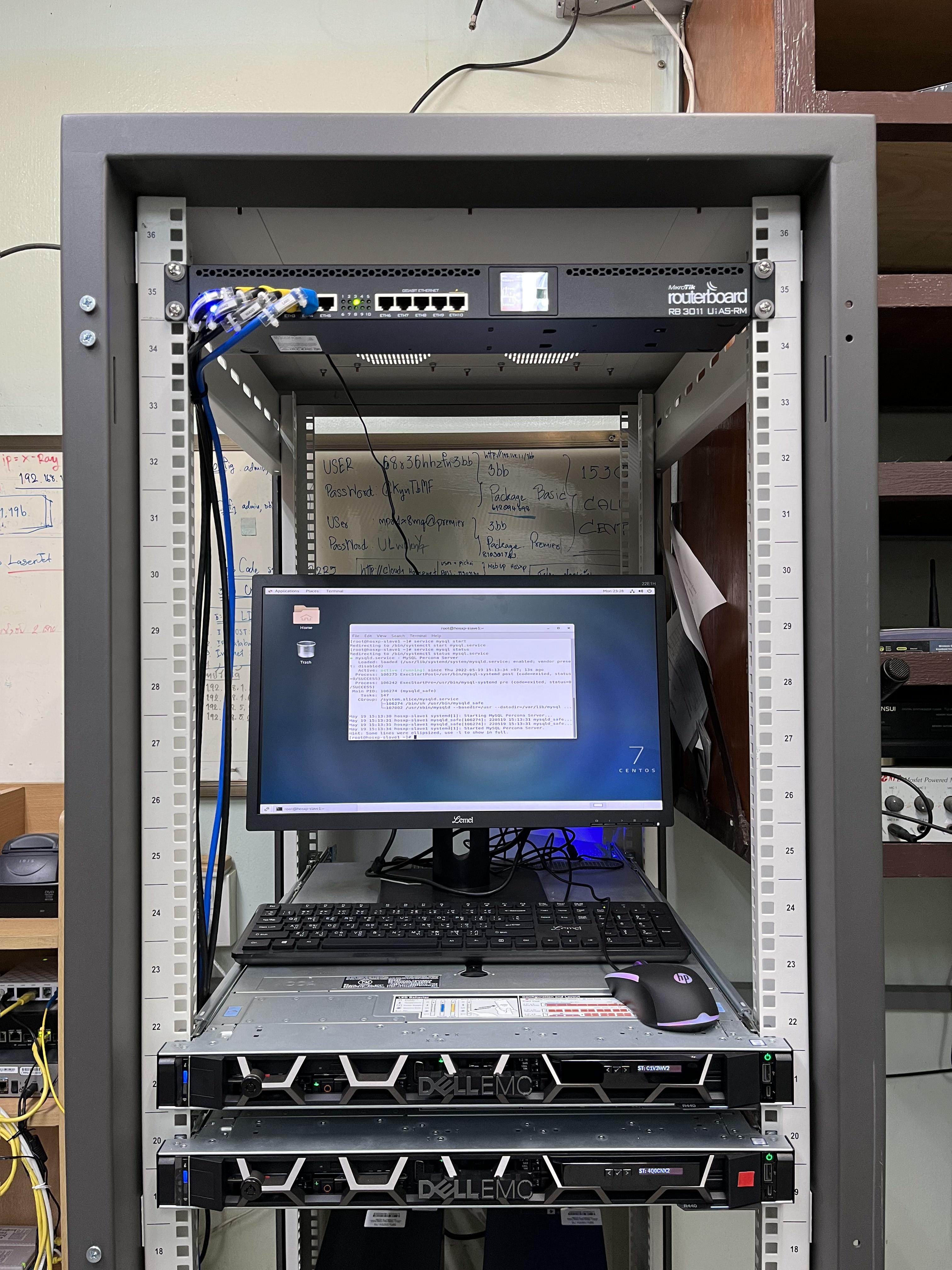 งานวางระบบอุปกรณ์ Router โรงพยาบาลพิชัย จ.อุตรดิตถ์