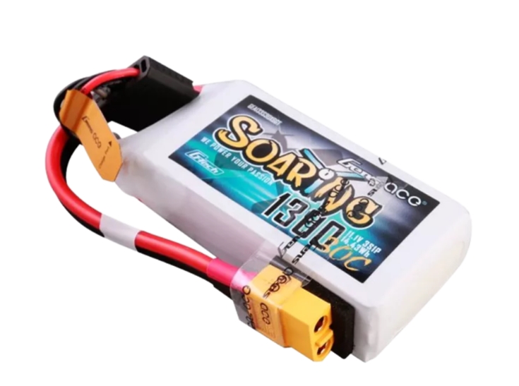 Gens Ace Soaring G-Tech 1300mAh 3S1P 11.1V 30C XT60 Lipo Battery