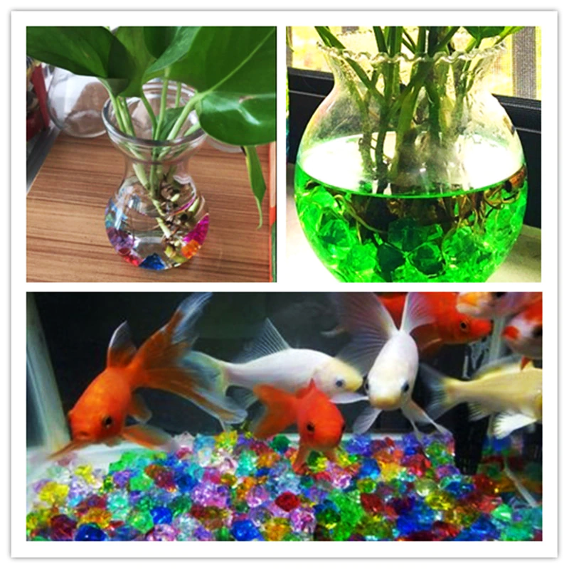 AQUARIUM ACRYLIC CRYSTAL (คริสตัลตกแต่งตู้ปลา ขวดปลูกต้นไม้ รองผิวหน้าดิน ตกแต่งบ้าน)