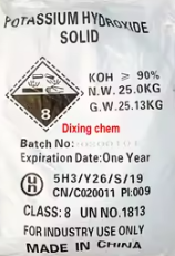 Potassium Hydroxide 25 kg/bag