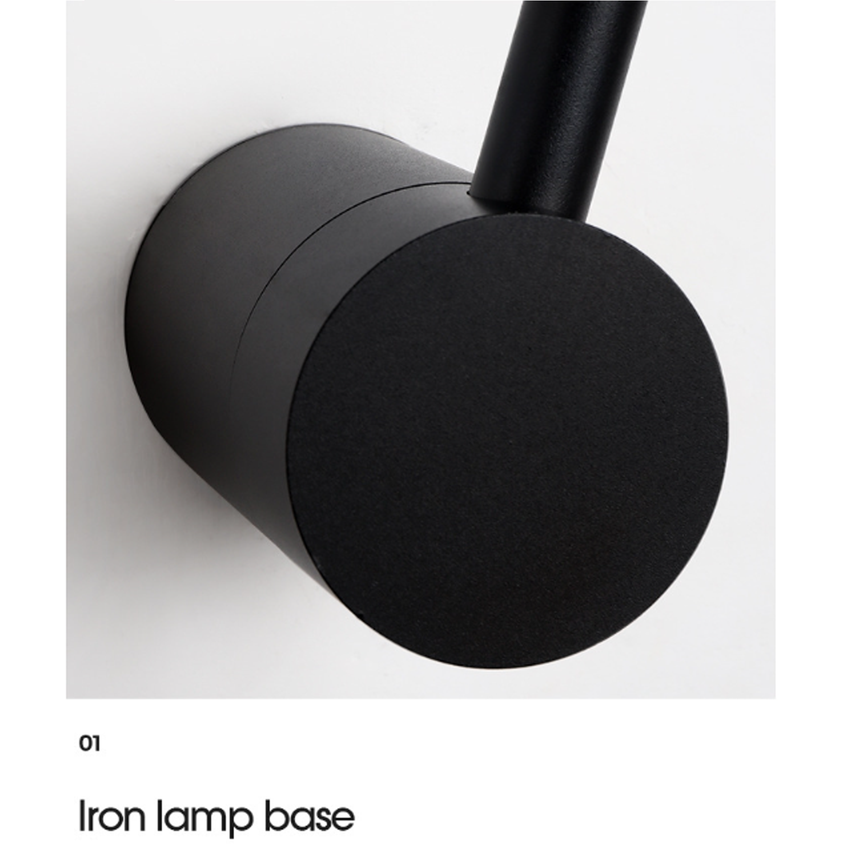 โคมไฟติดผนัง Wall lamp Wrought Iorn Base, Alminum Alloy lamp Body LED
